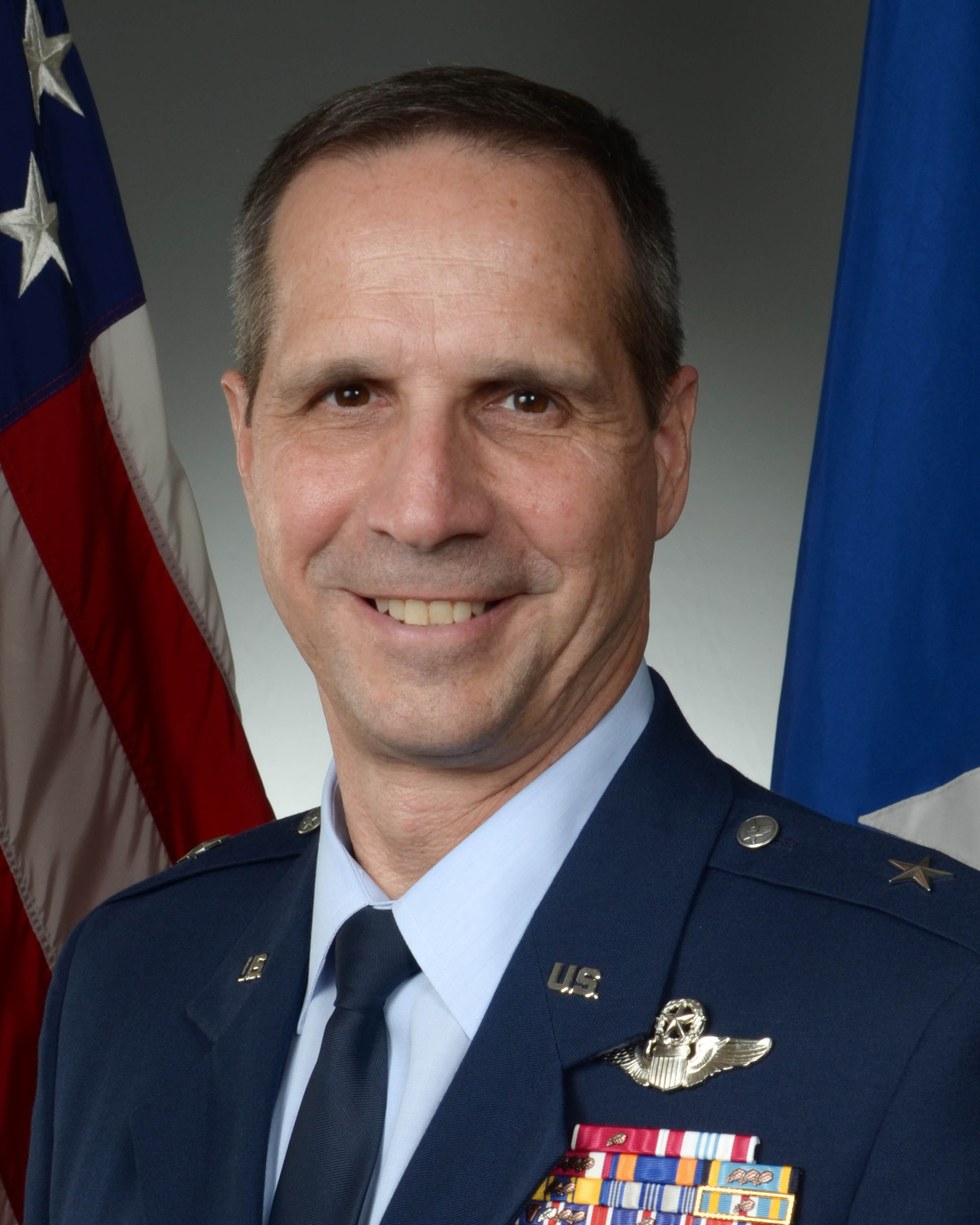 Image of 4th Air Force Commander which links to biography page